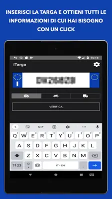 iTarga - Italian license plate android App screenshot 1