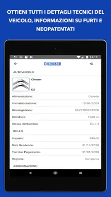 iTarga - Italian license plate android App screenshot 2